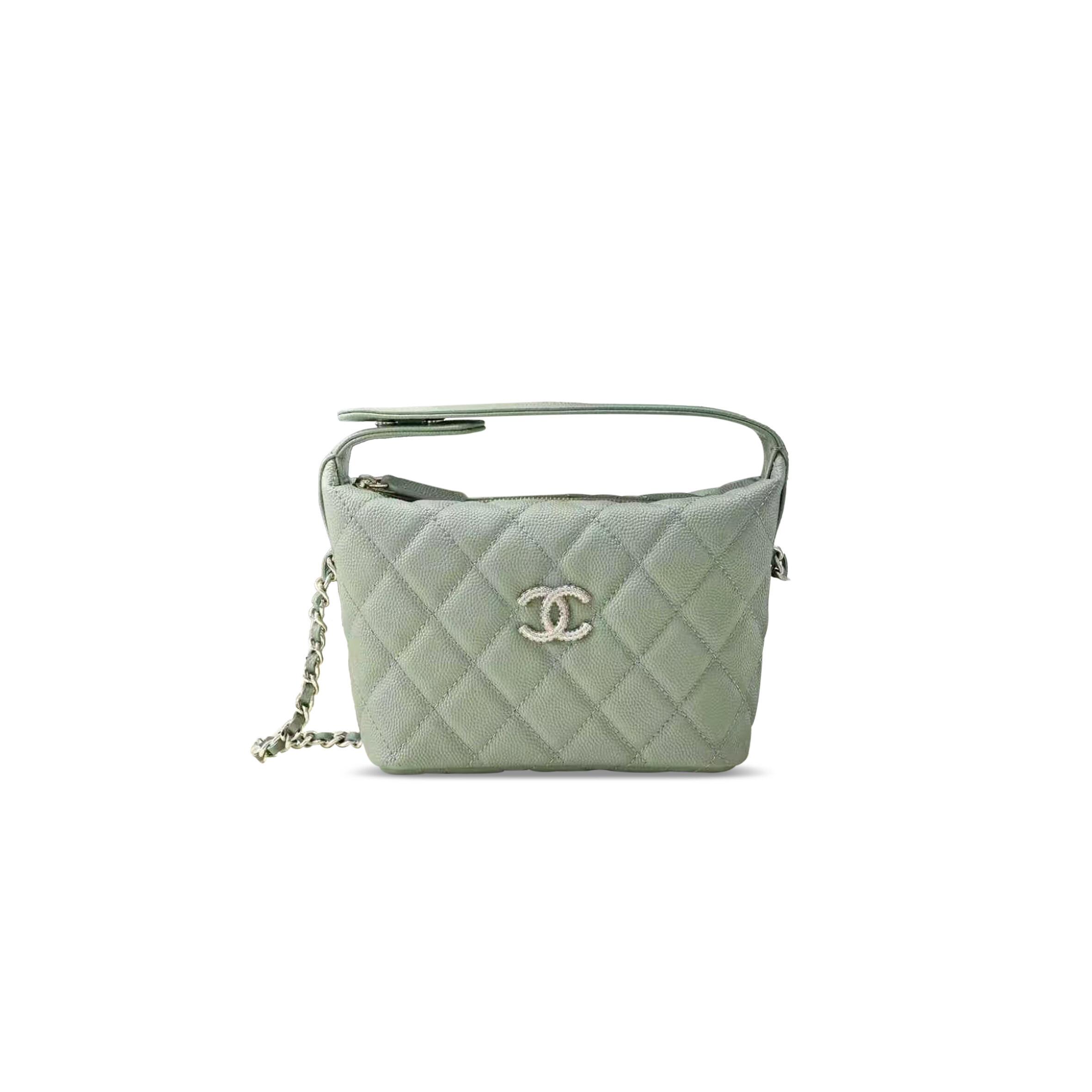 CHANEL 25A HOBO BAG LIGHT GREEN AP4747 (21.5*19*6cm)